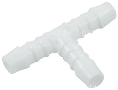 T-piece plastic hose ø 11-11-11mm 3-way