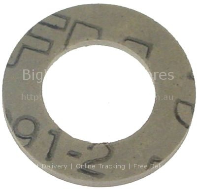 Flat gasket ED ø 17mm ID ø 10mm thickness 1,5mm Qty 1 pcs