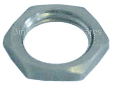 Hexagonal nut thread 1/2" H 5mm SS WS 27 Qty 1 pcs