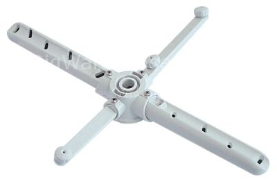 Wash and rinse arm wash arm L 395mm rinse arm L 320mm w. jets 5