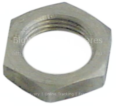 Nut thread M16x1.5 H 5mm WS 22 SS Qty 1 pcs