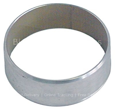 Reinforcing ring ED ø 56mm ID ø 53mm L 20mm thickness 1,5mm stai