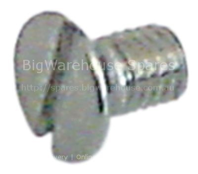 Countersunk screw thread M5 L 8mm SS DIN 963/ISO 2009 Qty 100 pc