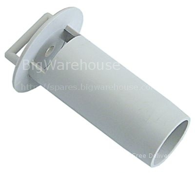 Overflow pipe L 100mm ø 40mm
