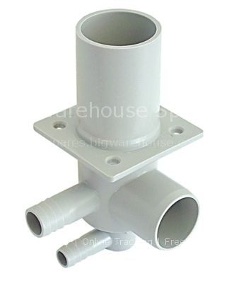 Wash arm support mounting pos. lower