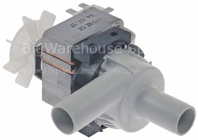 Drain pump inlet  24mm outlet  24mm 230V 80W 50Hz HANNING type