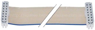 Ribbon cable 14-pole L 2500mm plug type FC-14P raster size 2,54m