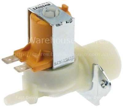 Solenoid valve single straight 24VAC/DC inlet 3/4" outlet 6mm DN