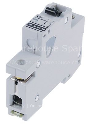 Line circuit breaker 1-pole 20A tripping type K rated 240/415V
