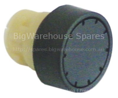 Push button mounting measurements ø22mm black