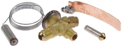 Expansion valve DANFOSS type TS2 coolant R404a/R507 angled nozzl