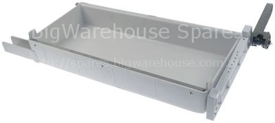 Sump complete for ice maker L 630mm W 355mm H 100mm grey