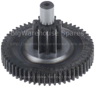 Gear wheel ø 62/20mm shaft ø 9,5mm teeth 56/10 for gearbox