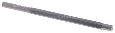 Shaft for sump for ice-cube maker L 205mm ø 10mm