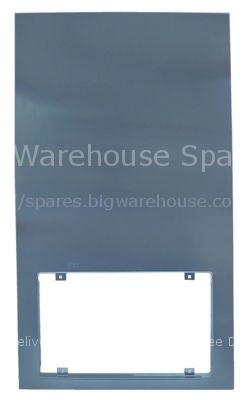 Side panel for ice maker W 490mm H 860mm mounting pos. left thic