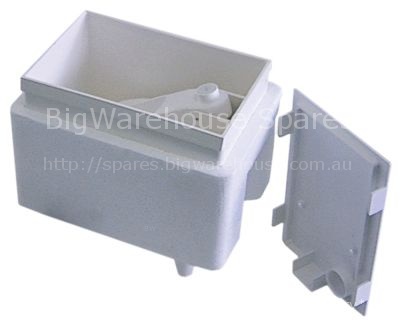 Float container for ice maker plastic