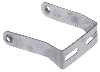 Bracket for probe L 60mm W 56mm H 18mm zinc-plated sheet steel t