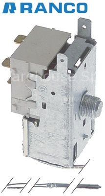 Thermostat RANCO type K22-L1529 probe ø 7mm probe L 108mm capill