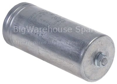 Operating capacitor capacity 35µF 450V with metal case 50/60Hz