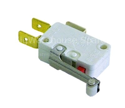 Microswitch with handle with a switch 250V 15A 1CO connection ma