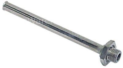 Thermowell thread 1/4" ID ø 6,5mm L 120mm SS single ø 9mm