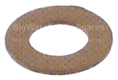 Flat gasket FIBER ED ø 15mm ID ø 8mm thickness 1mm Qty 1 pcs