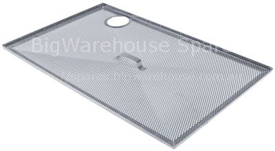 Flat filter for dishwasher H 15mm L 410mm W 243mm SS