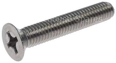 Screw thread M6 L 35mm DIN 965/ISO 7046 Qty 1 pcs