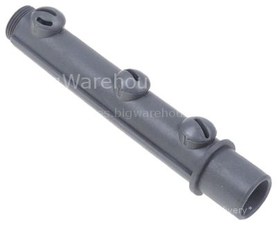 Wash arm mounting pos. right/left L 165mm nozzles 3 mounting ø 2
