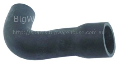Formed hose for drain pump warewashing L-shape equiv. no. AKO-15