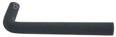Formed hose warewashing L-shape equiv. no. 10536 hose int. ø 26m