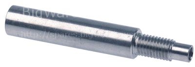 Extension for rinse arm shaft