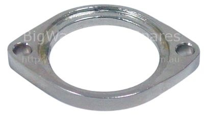 Flange for wash pipe mounting pos. lower