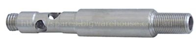 Rinse arm shaft