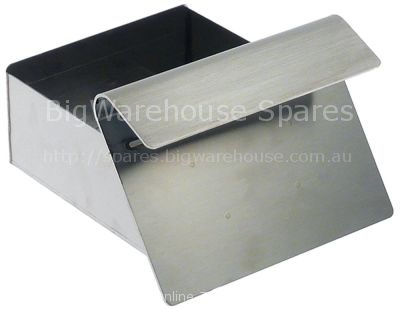 Grease collecting tray for griddle L 175mm W 185mm H 110mm