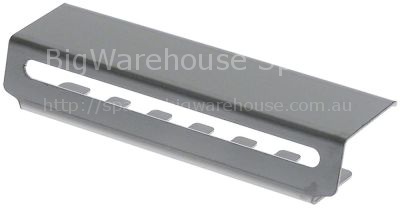 Protective plate cover for fryer L 210mm W 60mm H 38mm mounting