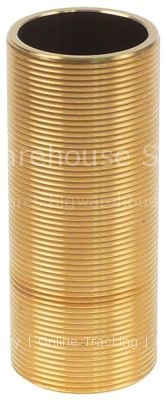 Threaded part for drain tap L 140mm thread 2"