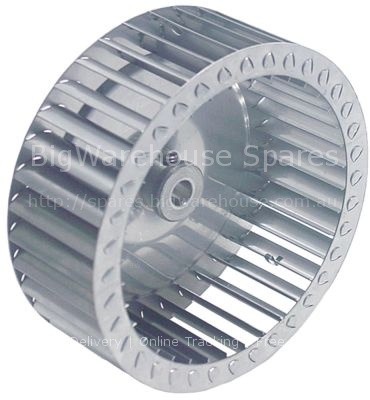 Fan wheel D1 ø 160mm H1 60mm blades 36 D2 ø 12mm D3 ø 12mm H2 23