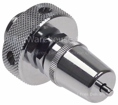 Aerator and air bleeder thread 3/8" ET WS 24 chrome-plated with