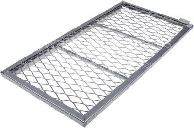 Lava rock grid L 625mm W 325mm H 36mm stainless steel