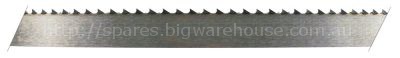 Saw blade L 1550mm W 16mm thickness 0,5mm tooth spacing 6mm
