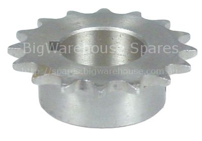 Toothed chain drive DIN/ISO 05 B-1 splitting 8mm teeth 16 shaft