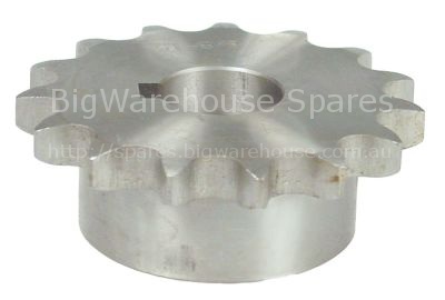 Toothed chain drive DIN/ISO 10 B-1 splitting 5/8" teeth 15 shaft