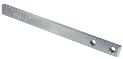 Pastry rod L 490mm W 25mm thickness 20mm hole distance 45mm hole
