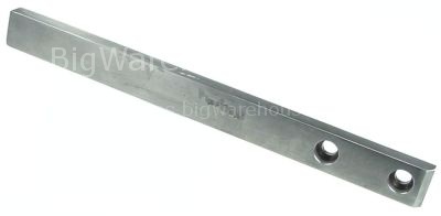 Pastry rod L 282mm W 25mm thickness 12mm hole distance 45mm hole