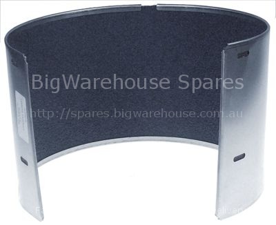 Abrasive band potato peeler ø 300mm L 205mm mounting distance 12