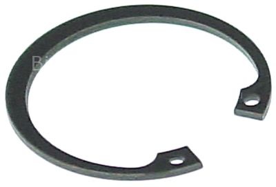 Retaining ring bore  42mm thickness 175mm steel DIN 472