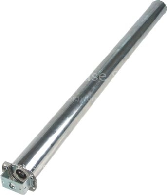 Bar burner ø 50mm L 800mm flange width 52mm flange ø 75mm mounti