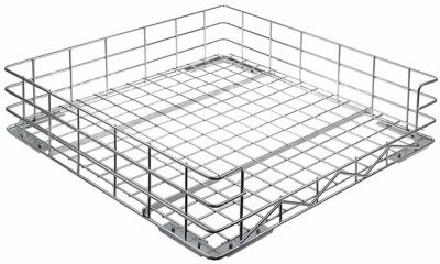 Glass basket L 700mm W 700mm H 160mm mesh type wide-meshed
