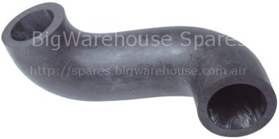 Formed hose hose ext. ø 55/60mm hose int. ø 38/44mm L 205mm S-sh
